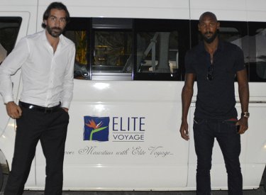 Robert Pirès et Nicolas Anelka en tournée a Maurice avec Elite Voyage