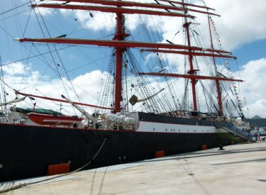 The SEDOV in Mauritius During Round The World Expedition